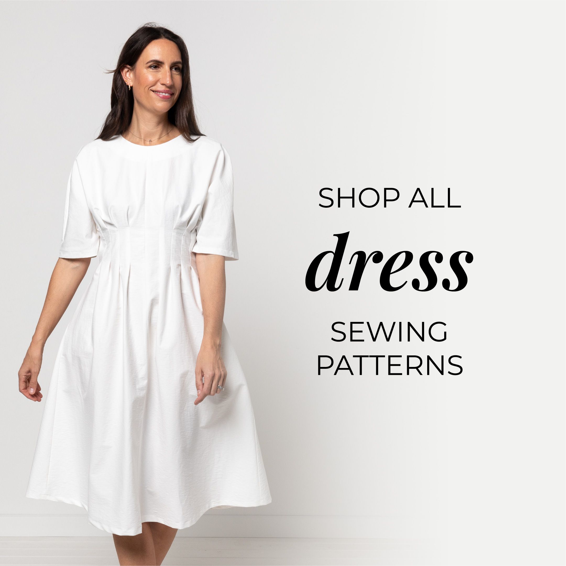 Discover our collection of dress sewing patterns, perfect for every occasion - from casual daywear to elegant evening attire. Our designs cater to various skill levels and body types, ensuring a flattering fit for all. Whether you're seeking a breezy summer dress or a sophisticated gown, our sewing patterns provide clear instructions and stylish results.