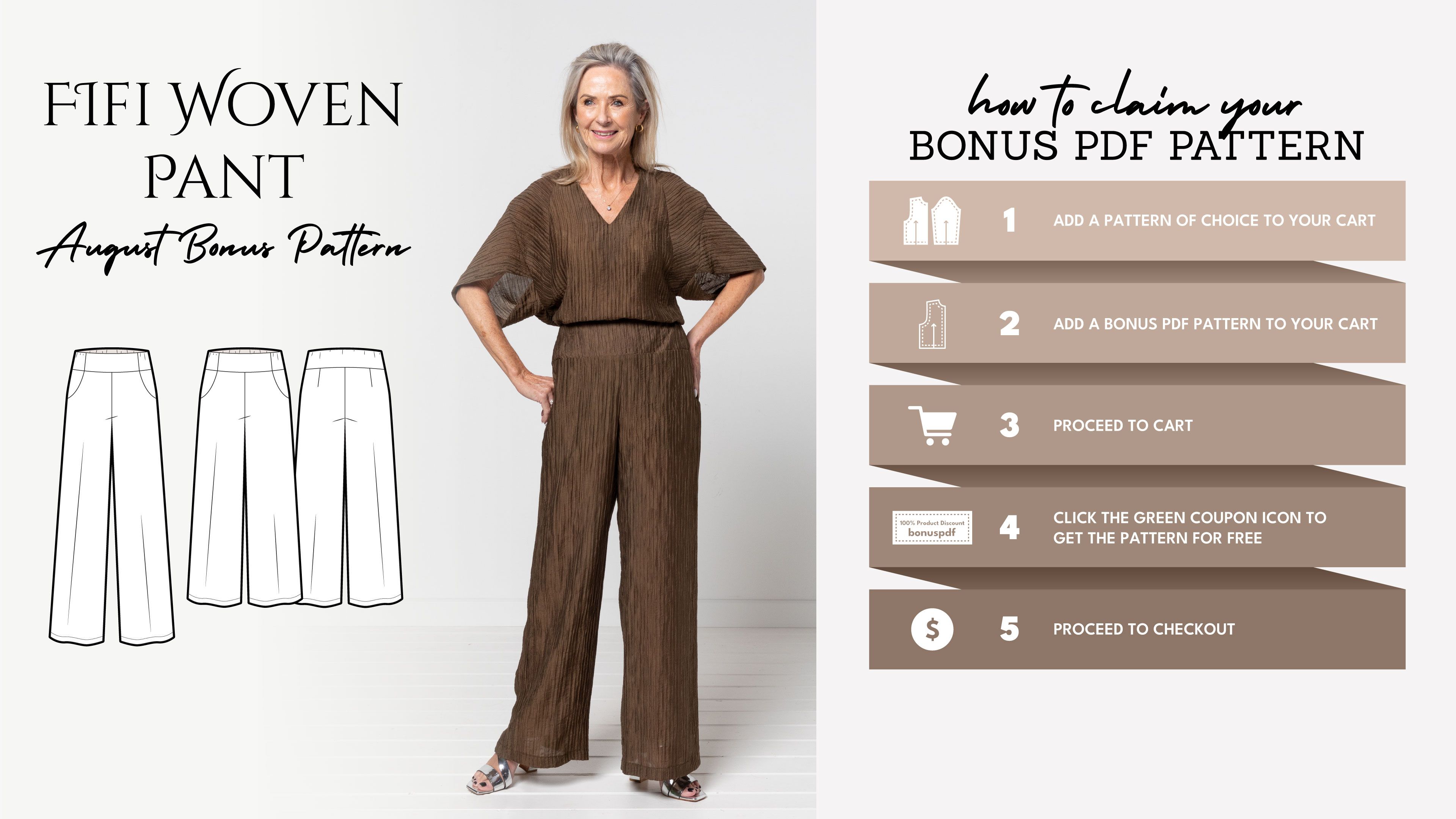 Fifi Woven Pant PDF Bonus Pattern