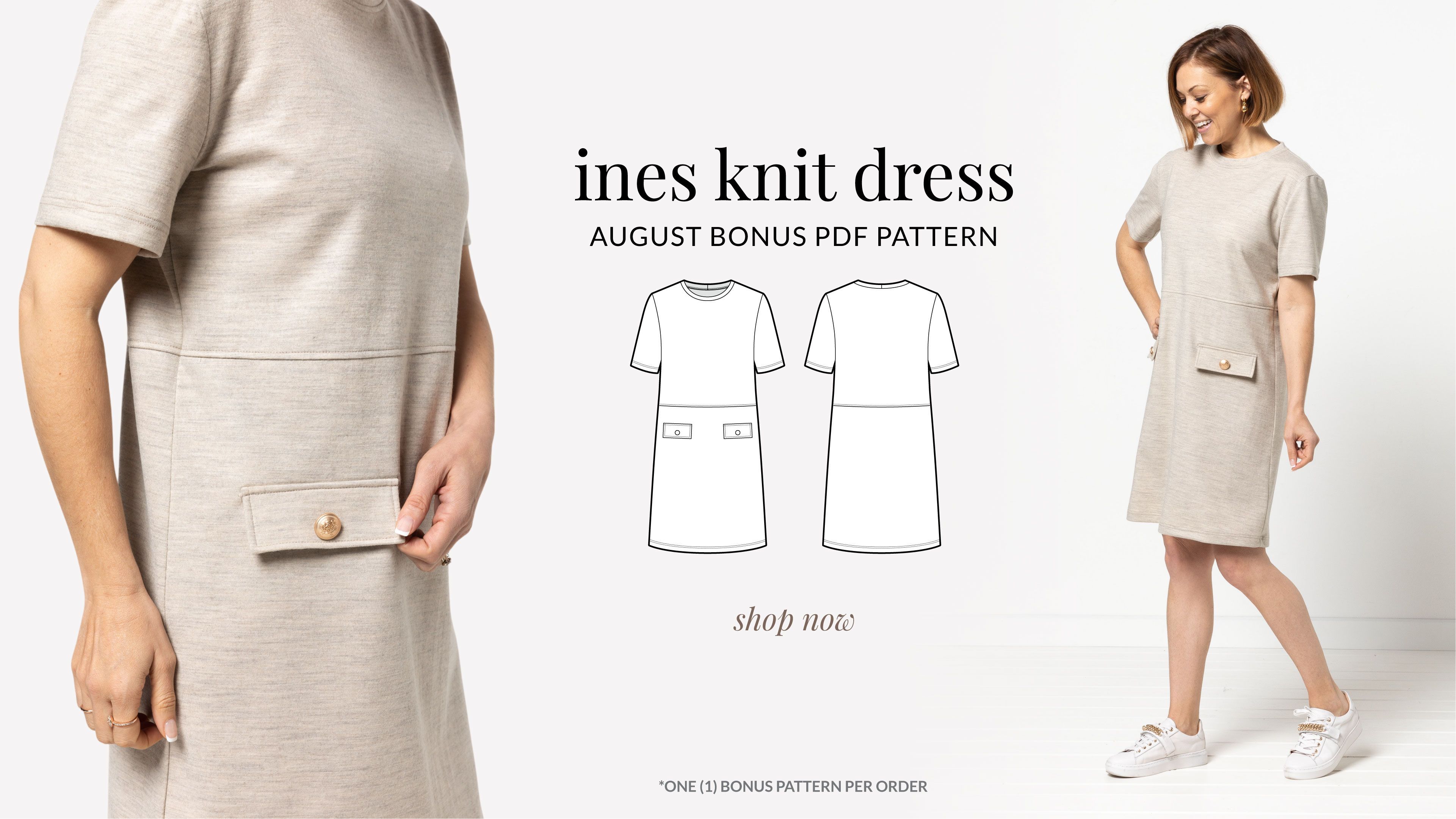 Ines Knit Dress PDF