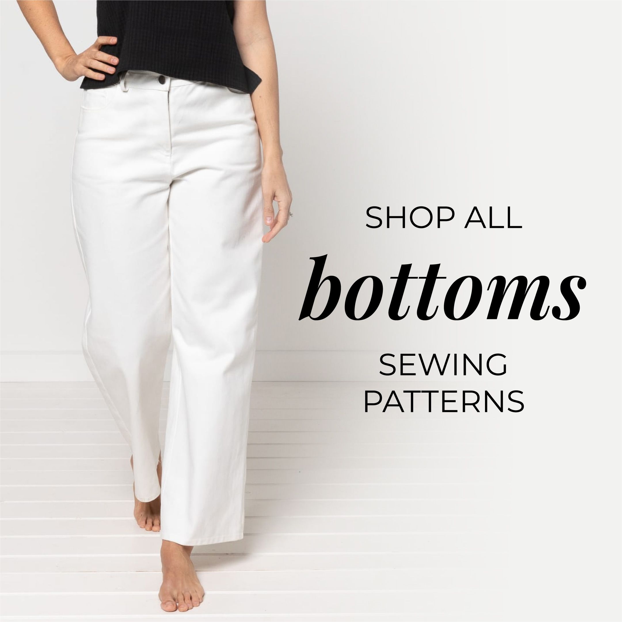 Craft the perfect fit with our pants and shorts sewing patterns. From tailored trousers to relaxed shorts, our collection accommodates various fabrics and skill levels. Each sewing pattern is designed to help you achieve professional-looking results, enhancing your handmade wardrobe.