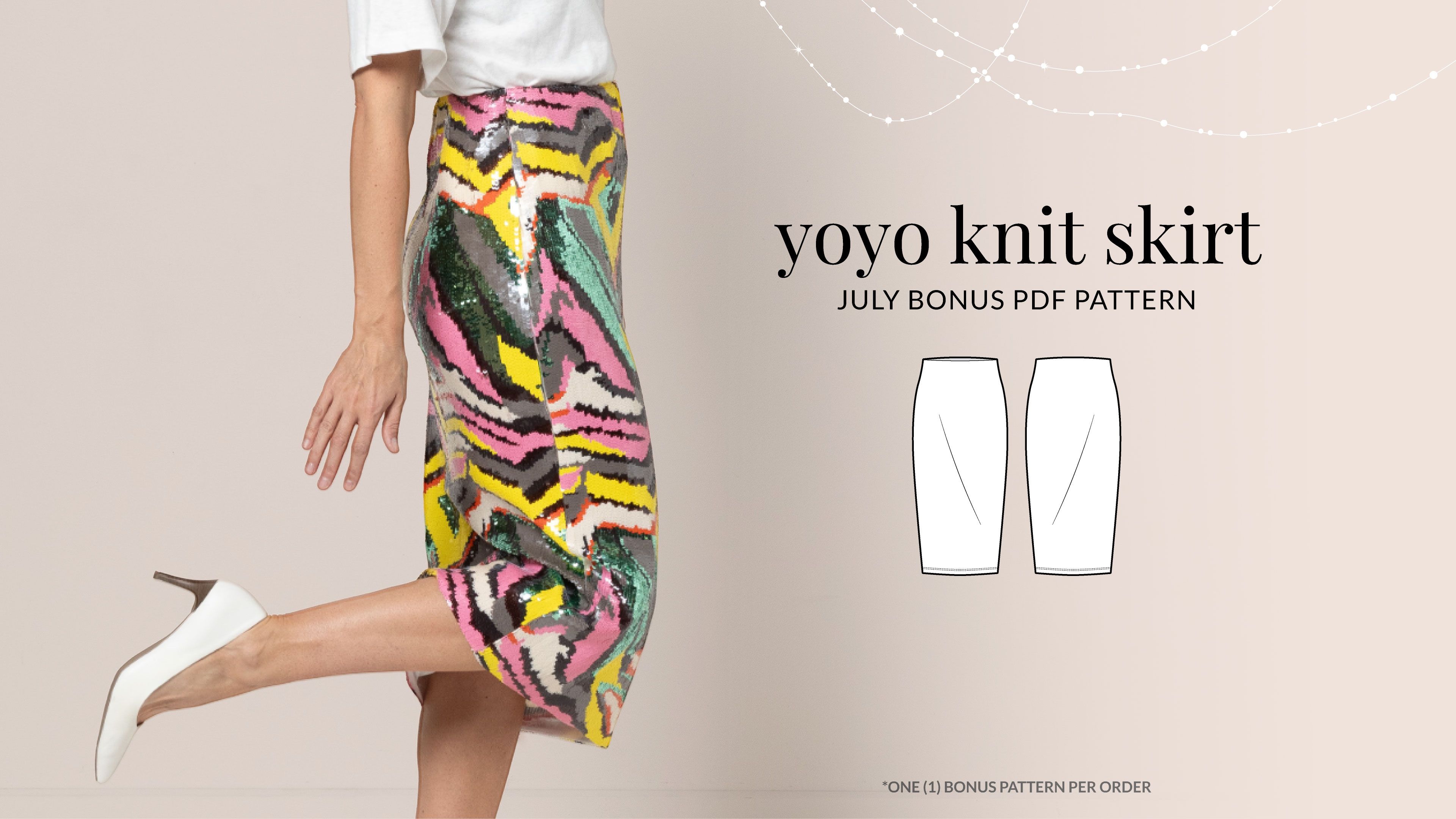 Yoyo Knit Skirt PDF